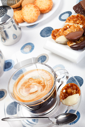 Image of Morning coffee and cookies