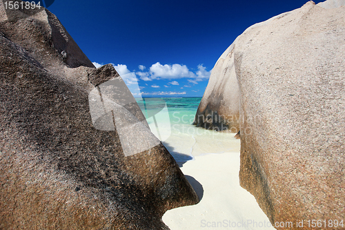 Image of Anse Source d Argent beach