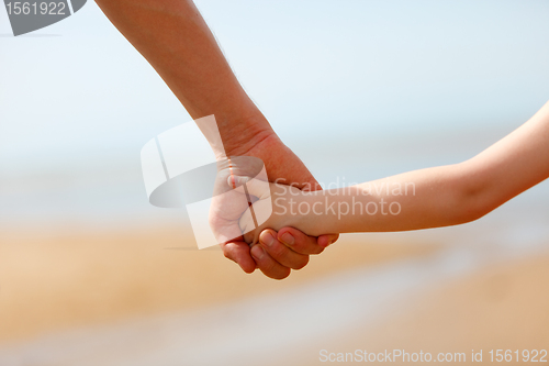 Image of Father and son hands