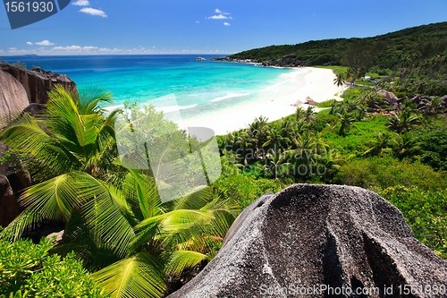 Image of Grand Anse on La Digue island in Seychelles