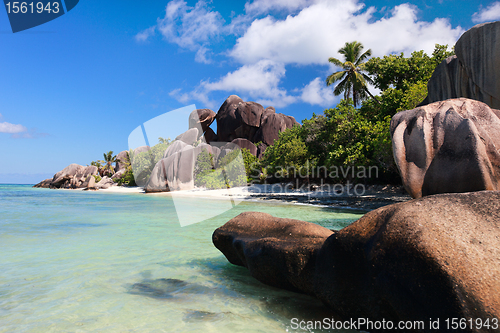 Image of Anse Source d Argent beach