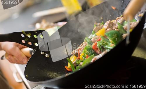 Image of Chef cooking