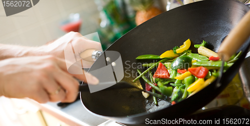 Image of Chef cooking