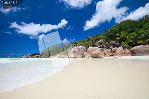 Image of Stunning tropical beach at Seychelles