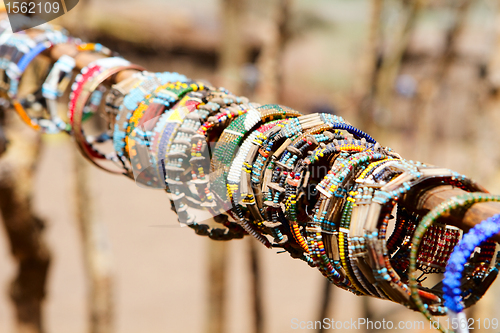 Image of Masai traditional jewelry