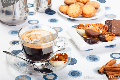 Image of Morning coffee and cookies