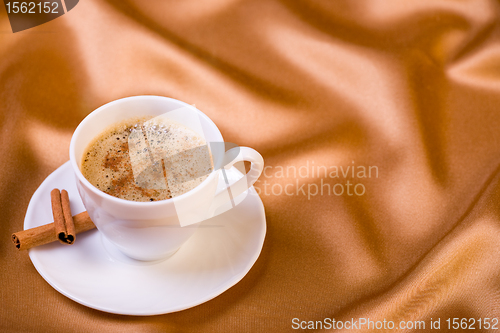 Image of Cup of fresh aromatic coffee