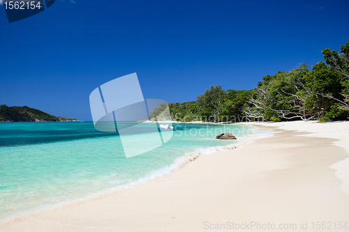 Image of Stunning tropical beach at Seychelles