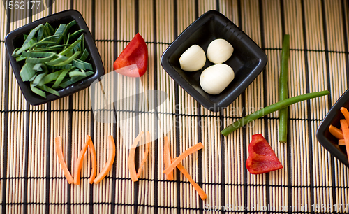 Image of Wok ingredients