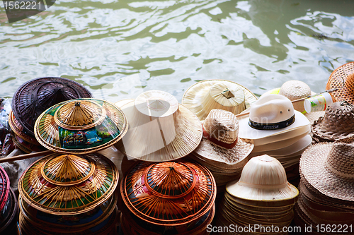Image of Many hats for sale