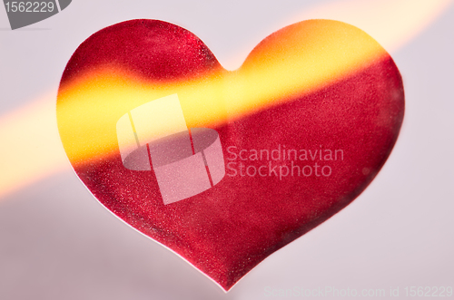 Image of Hot Heart Background