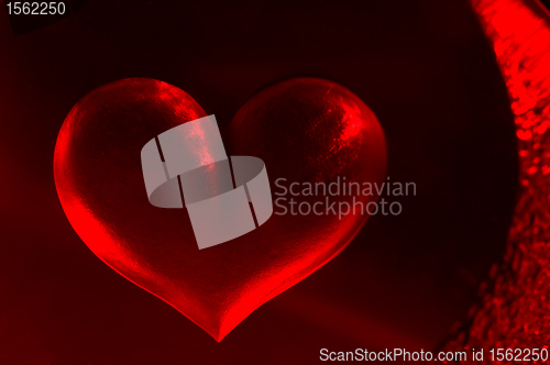 Image of Hot Heart Background