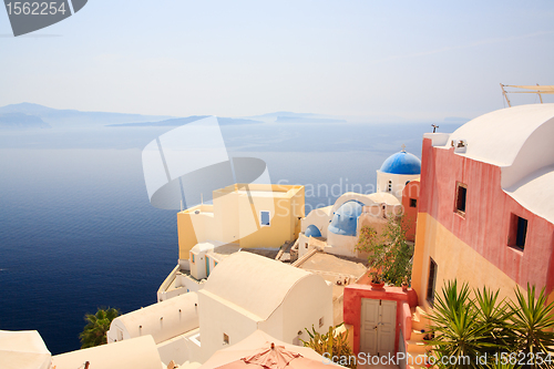 Image of Oia village in Santorini Greece