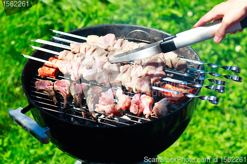 Image of Grilling at summer weekend