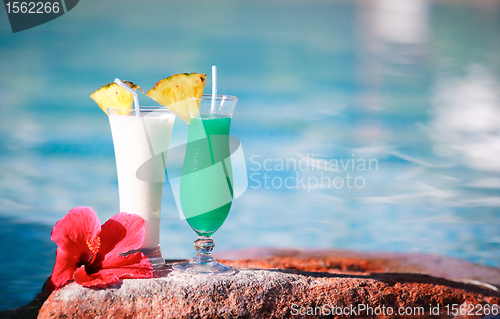 Image of Two tropical cocktails