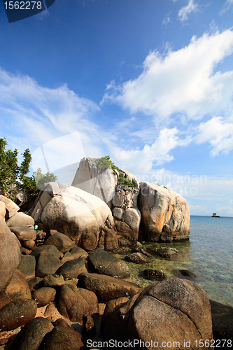 Image of Rocky coast in Indonesia