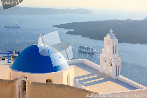 Image of Santorini church 