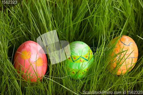 Image of Three Easter eggs