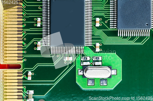 Image of computer circuit board