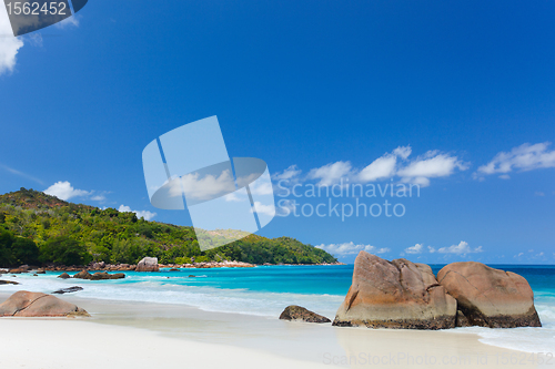 Image of Stunning tropical beach at Seychelles