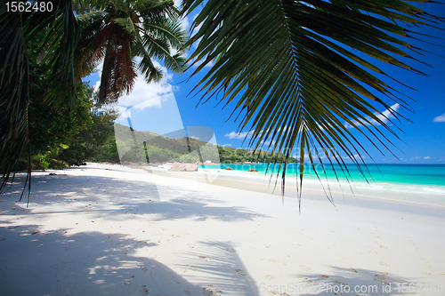 Image of Stunning tropical beach at Seychelles