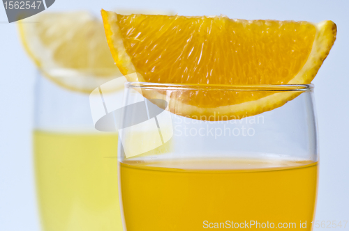 Image of orange juice and lemon juice