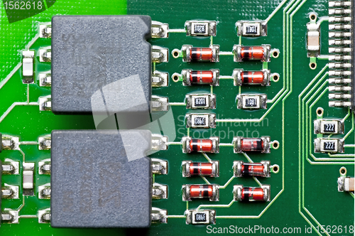 Image of computer circuit board