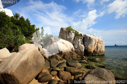 Image of Rocky coast in Indonesia