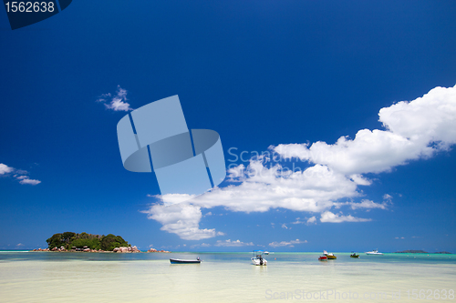 Image of Stunning tropical beach at Seychelles