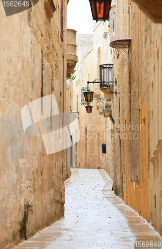 Image of Mdina narrow street