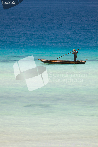 Image of Boat in ocean