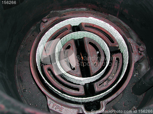 Image of Old heater detail
