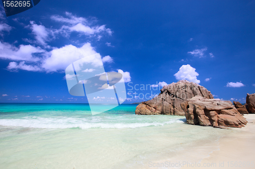 Image of Idyllic beach in Seychelles