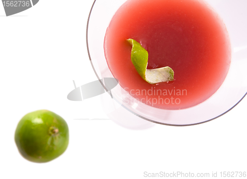 Image of Cosmopolitan Cocktail with Lime