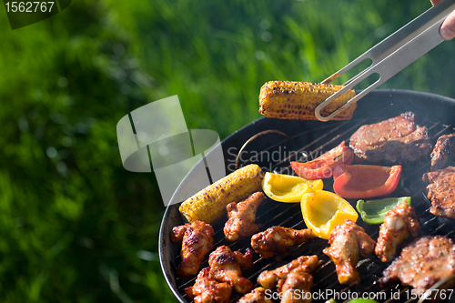 Image of Grilling at summer weekend