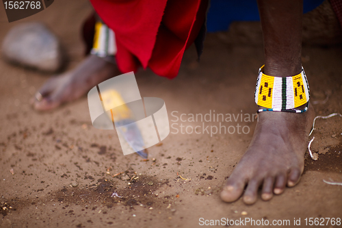 Image of Masai traditional jewelry