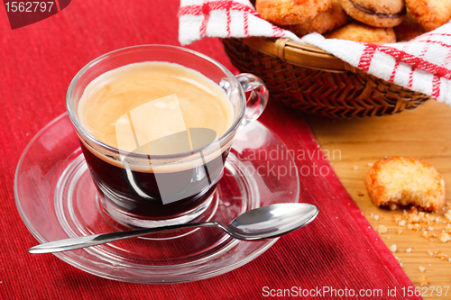 Image of Morning coffee and cookies