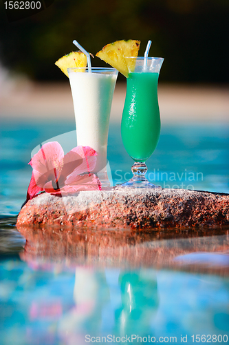 Image of Two tropical cocktails