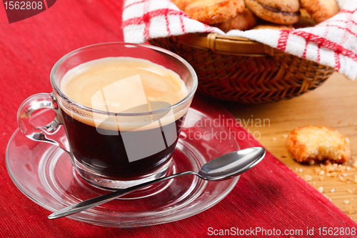 Image of Morning coffee and cookies