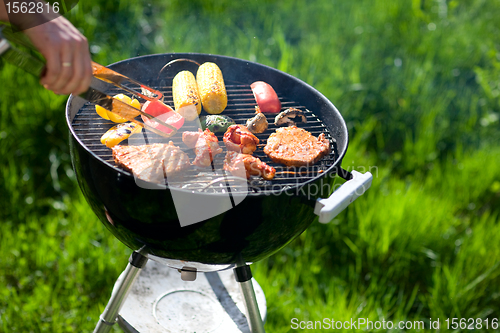 Image of Grilling at summer weekend