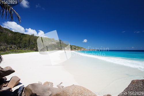 Image of Stunning tropical beach at Seychelles