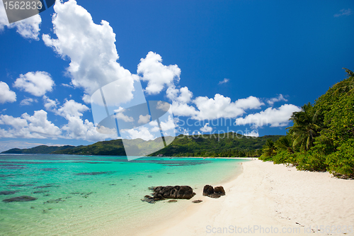 Image of Stunning tropical beach at Seychelles