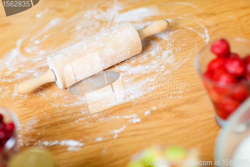 Image of Closeup of baking objects