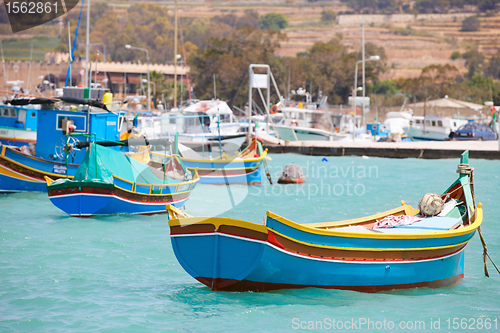 Image of Marsaxlokk village in Malta