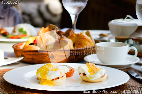 Image of Delicious eggs served for breakfast