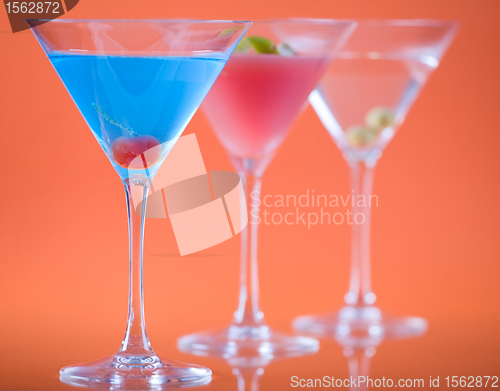 Image of Color in martini glass