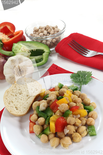 Image of chickpea salad