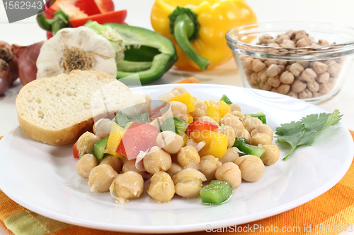 Image of chickpea salad