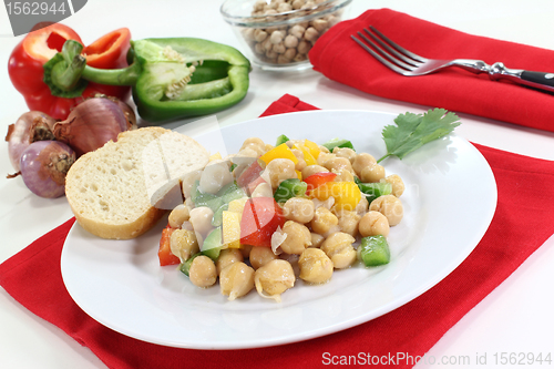 Image of chickpea salad