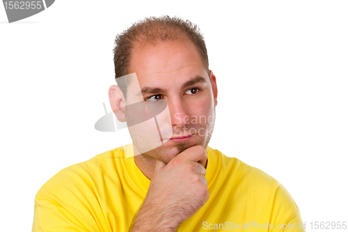 Image of Thoughtful young man
